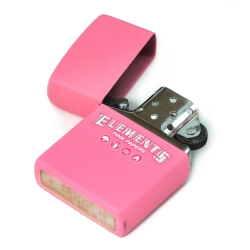 Lighters | Elements Zippo Pink with Logo