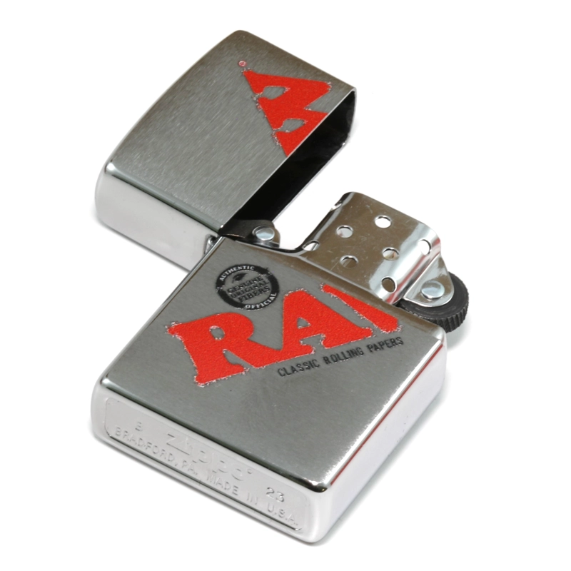 Lighters | RAW Zippo Silver with Logo