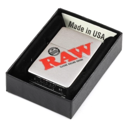 Lighters | RAW Zippo Silver with Logo