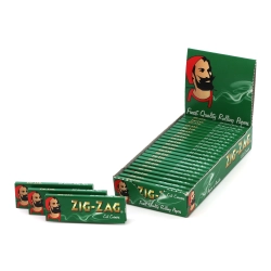 Zig Zag Rolling papers | Zig Zag Green Cut Corners x 25