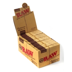 RAW Rolling papers | RAW Connoisseur Single Wide 68mm + tips - Box/24