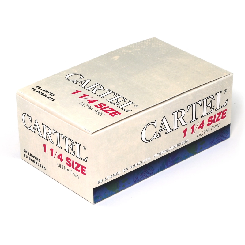 Cartel Rolling papers | Cartel size 1 1/4 - BOX/50, 14 gsm