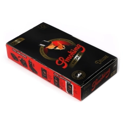 Smoking Rolling papers | Smoking Black Deluxe Medium 1 1/4 x 25