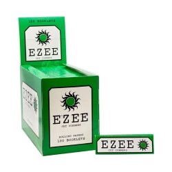 Rolling papers | Ezee Rolling Papers x 100 Green Cut corners