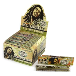 Rolling papers | Bob Marley Unbleached King Size Regular x 50