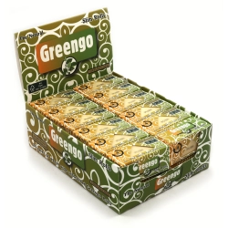 Greengo Rolling papers | Greengo Unbleached Slim Rolls 44mm x 24