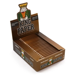 Other Rolling papers | King Paper Regular Unbleached size 1 1/4 paper - Box/20