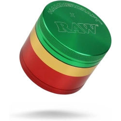 Hammercraft x RAW Aluminium Grinder 4 PT - Rasta L