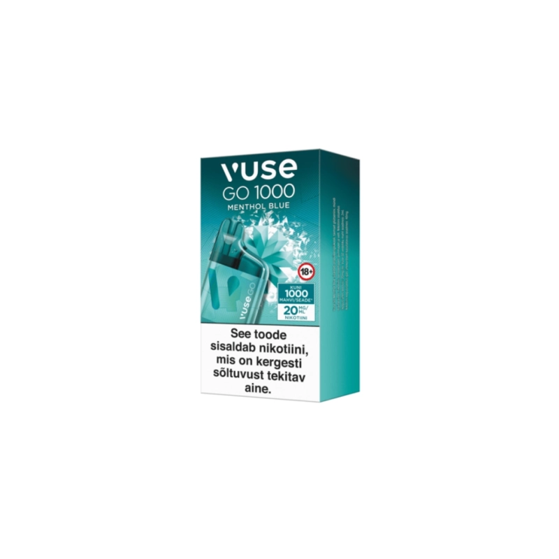 e-Cigarettes | Vuse Go e-cigarette Box Blu e Men.1000 20mg