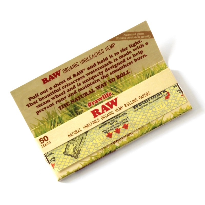 RAW Rolling papers | RAW Organic size 1/4 paper 50 leaves x booklet