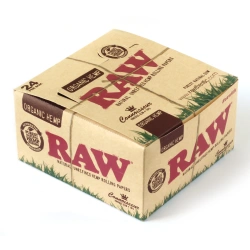 RAW Rolling papers | RAW Organic Connoisseur King Size Slim + tips - Box/24