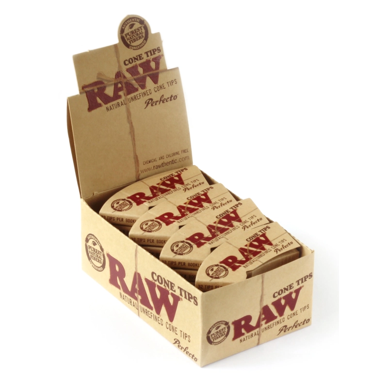 RAW Rolling papers | RAW Cone tips Perfecto (32 tk x booklet)